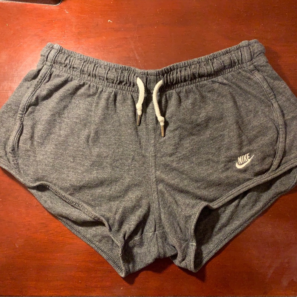 Charcoal Gray Vintage Nike Lounge Shorts, S
